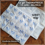 Ice gel THERMAFREEZE pengganti es batu THERMA FREEZE square sheet (price/cell)